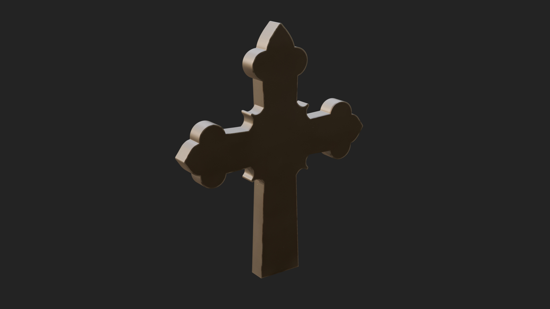 Carved Relief Wall Cross Design 159 3D Print Model 3D Model