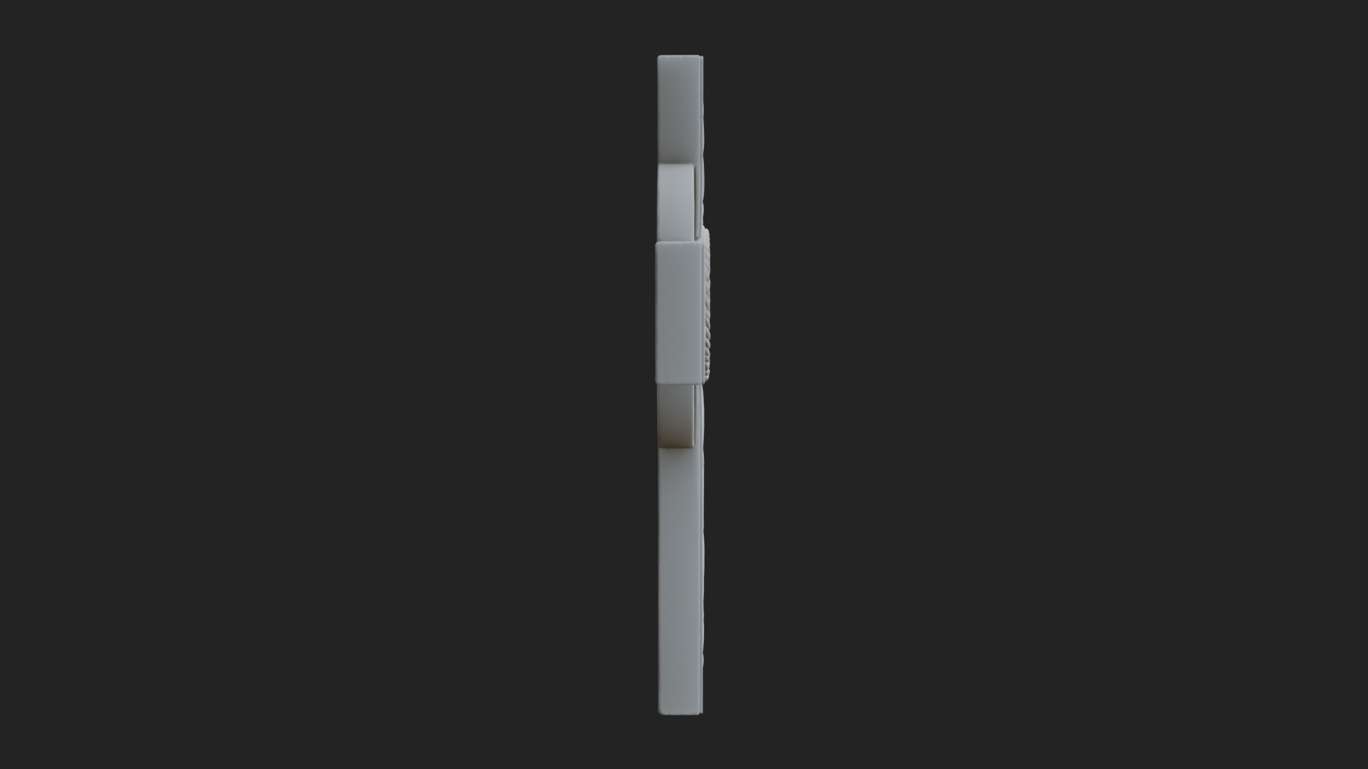 Carved Relief Wall Cross Design 161 3D Print Model 3D Model
