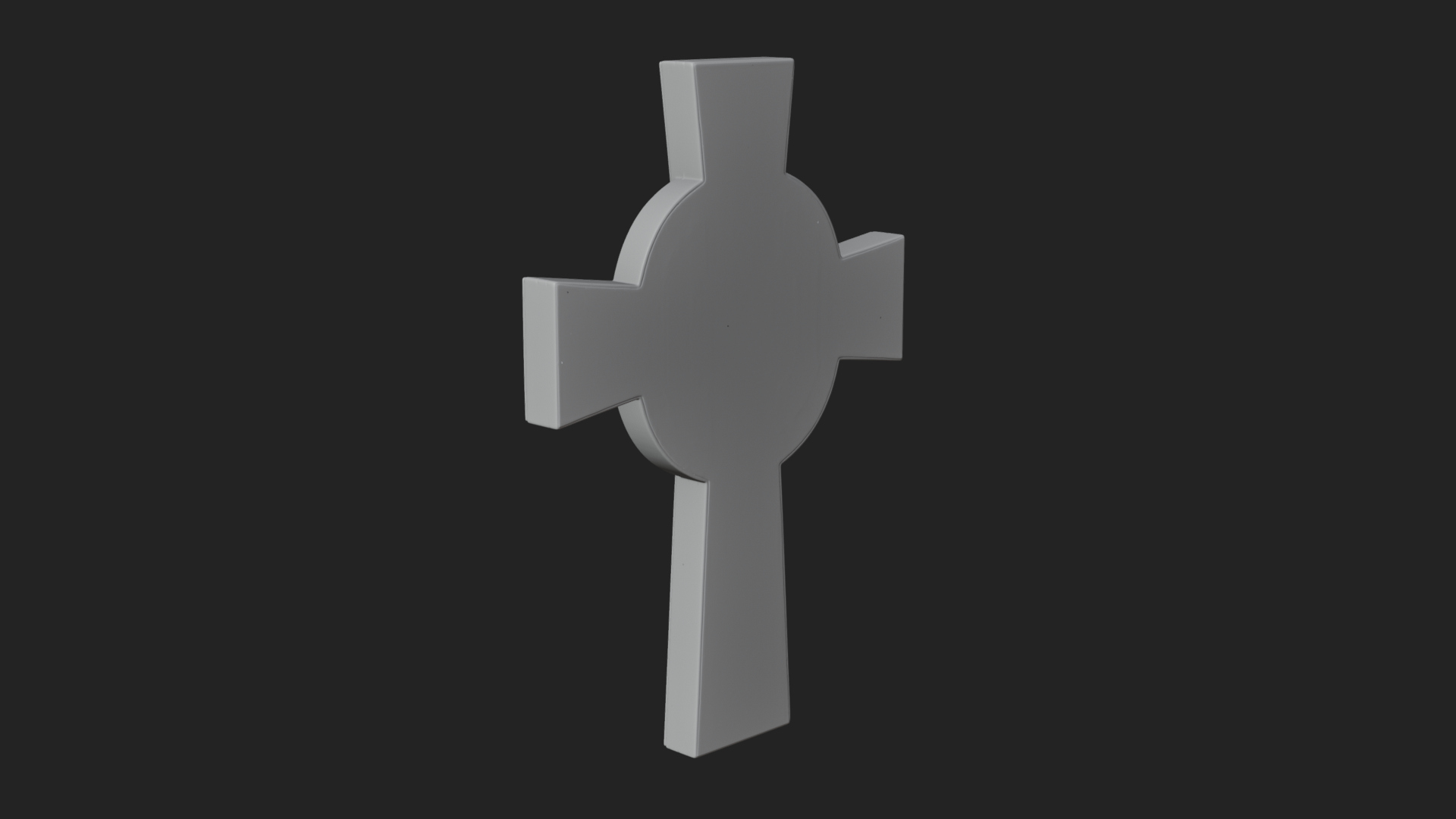 Carved Relief Wall Cross Design 161 3D Print Model 3D Model