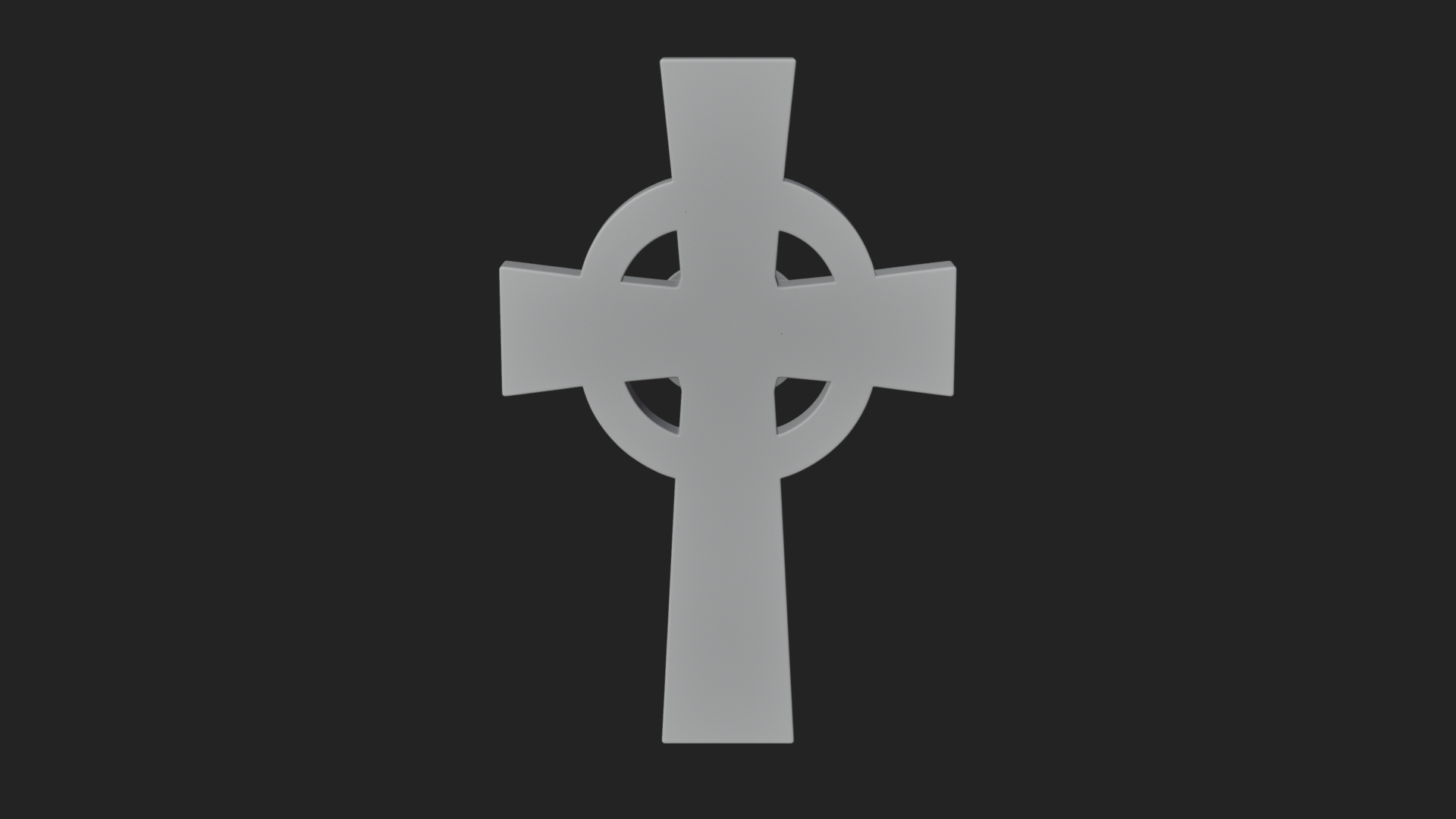 Carved Relief Wall Cross Design 163 3D Print Model 3D Model