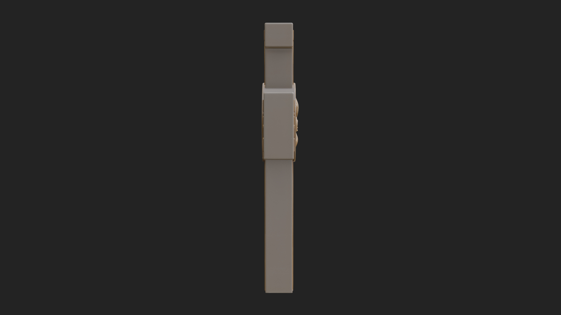 Carved Relief Wall Cross Design 164 3D Print Model 3D Model
