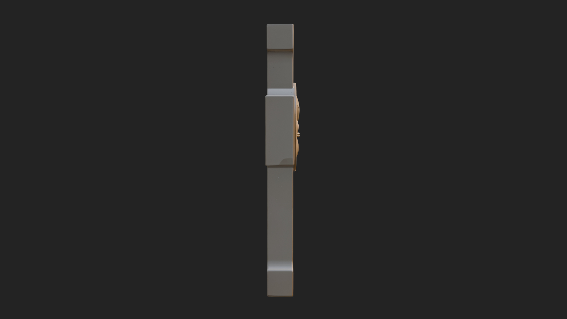 Carved Relief Wall Cross Design 165 3D Print Model 3D Model