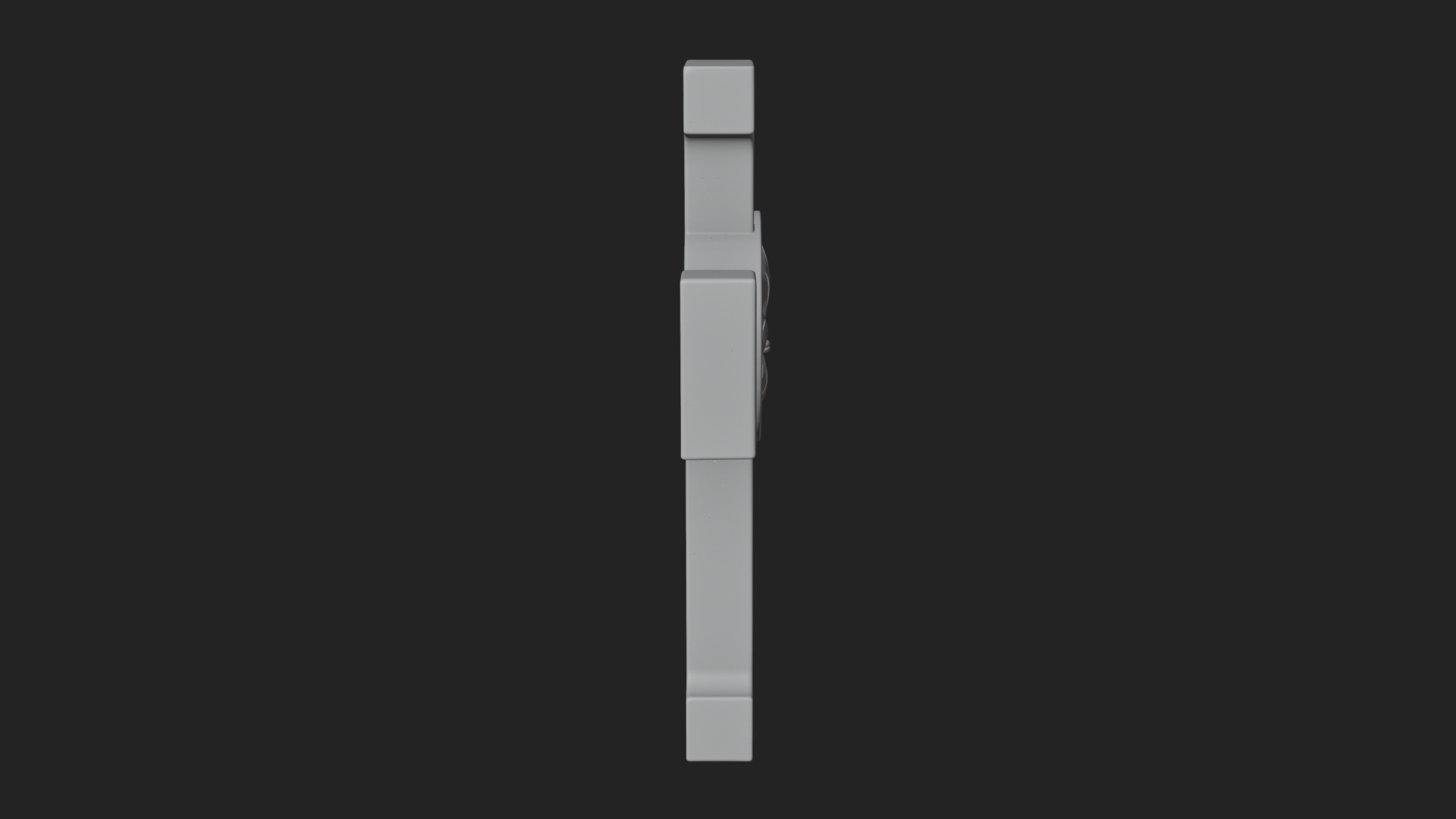 Carved Relief Wall Cross Design 165 3D Print Model 3D Model