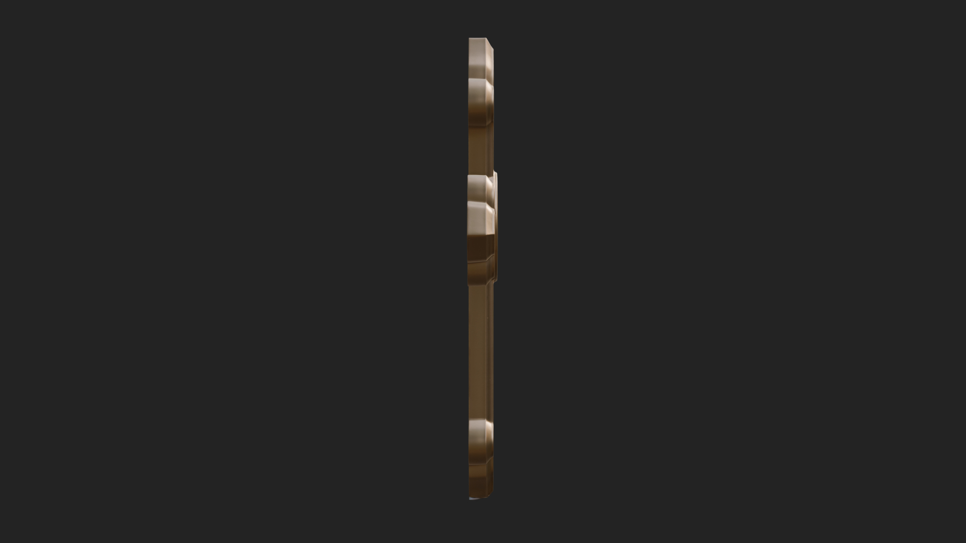 Carved Relief Wall Cross Design 166 3D Print Model 3D Model