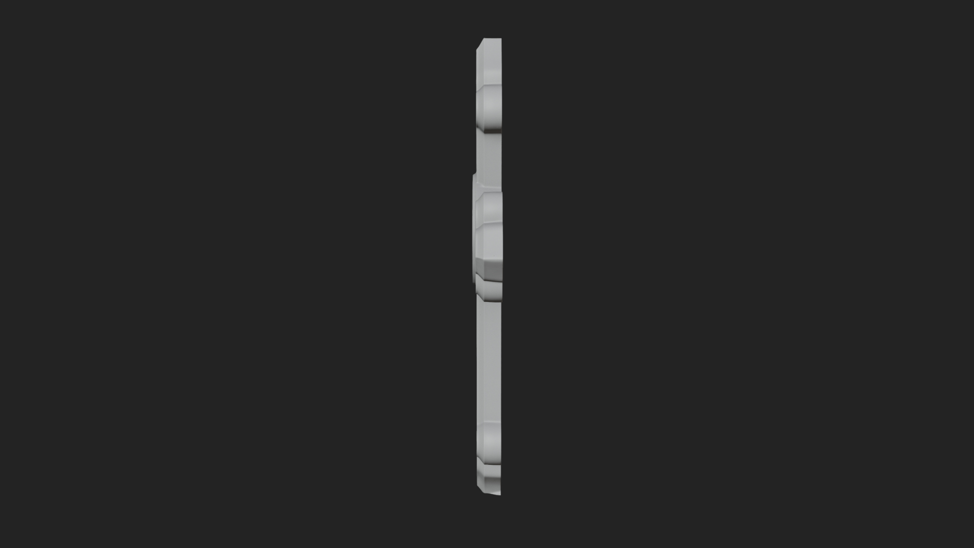 Carved Relief Wall Cross Design 166 3D Print Model 3D Model