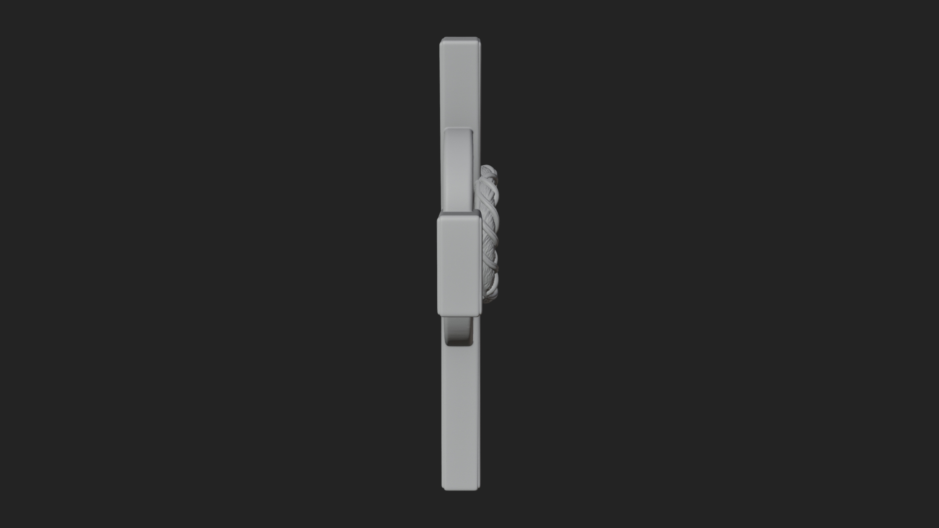 Carved Relief Wall Cross Design 167 3D Print Model 3D Model