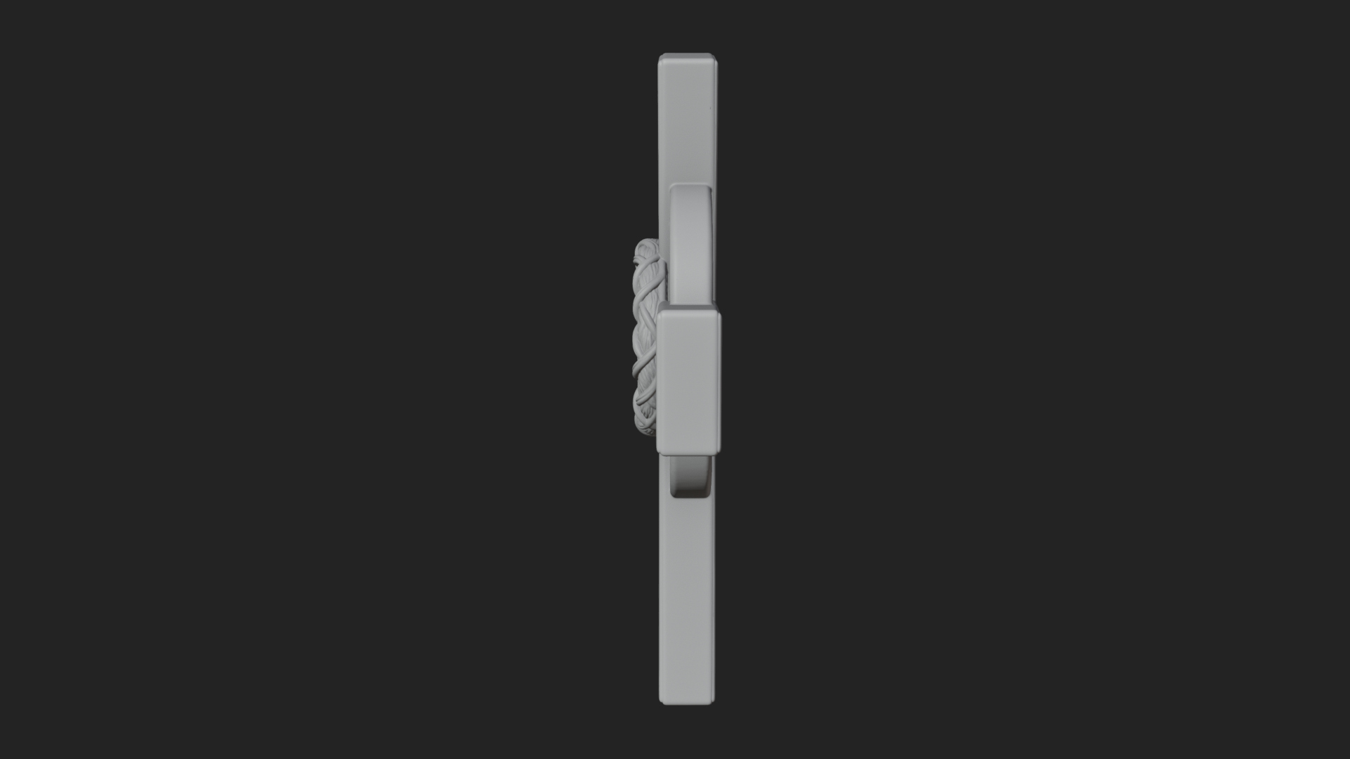 Carved Relief Wall Cross Design 167 3D Print Model 3D Model