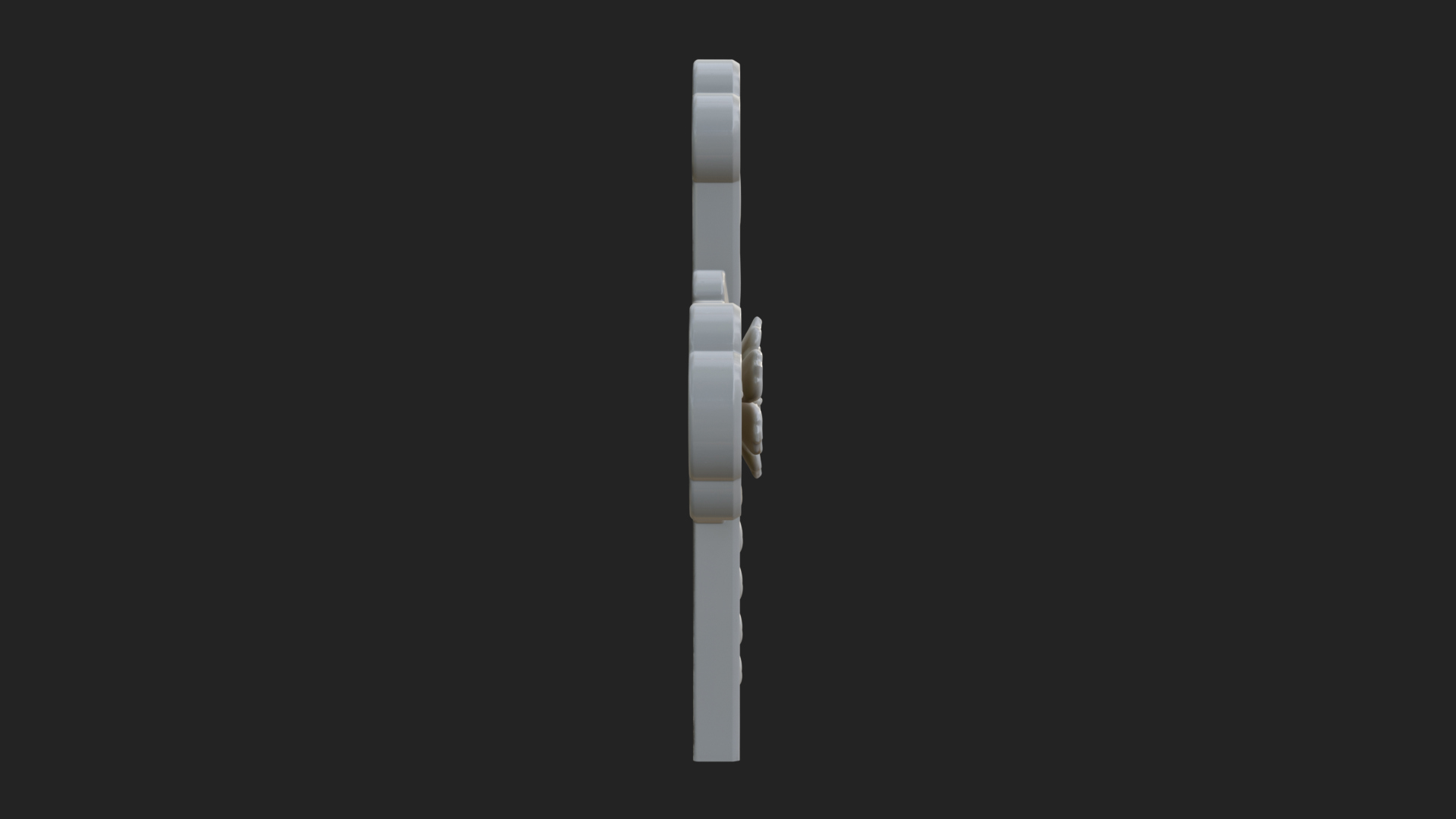Carved Relief Wall Cross Design 17 3D Print Model 3D Model