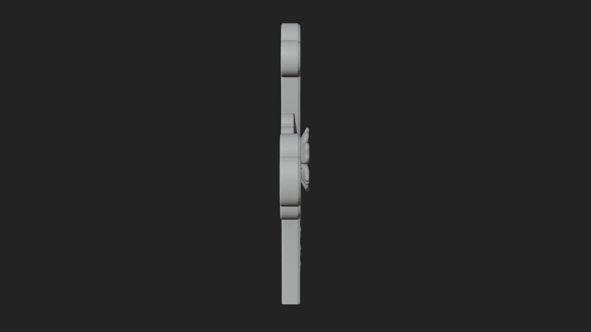 Carved Relief Wall Cross Design 17 3D Print Model 3D Model