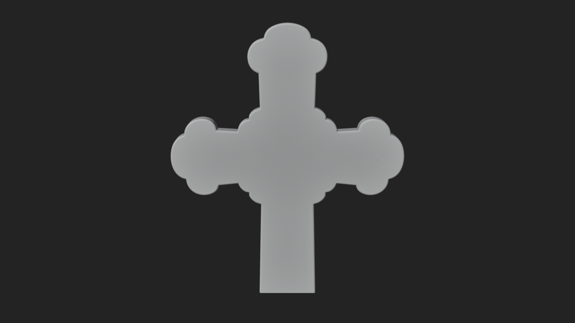Carved Relief Wall Cross Design 17 3D Print Model 3D Model