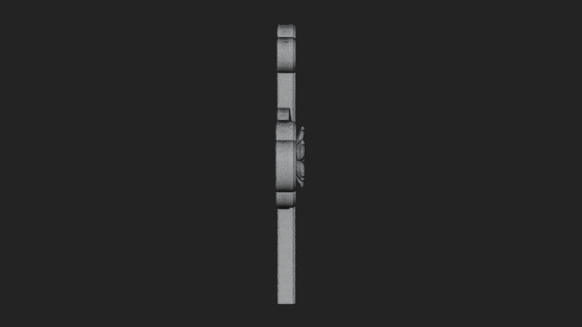 Carved Relief Wall Cross Design 17 3D Print Model 3D Model