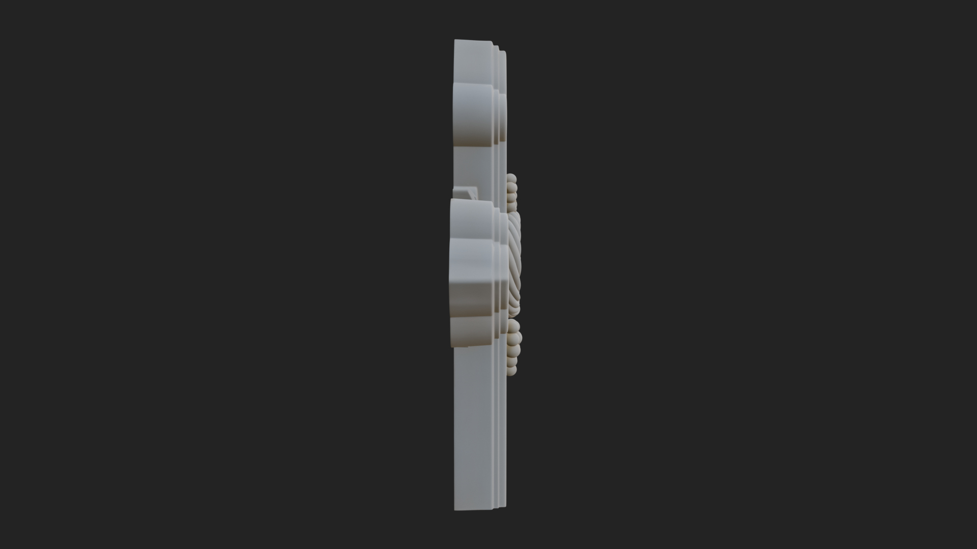 Carved Relief Wall Cross Design 171 3D Print Model 3D Model