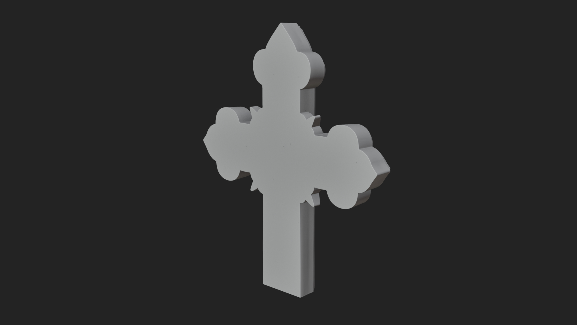 Carved Relief Wall Cross Design 171 3D Print Model 3D Model