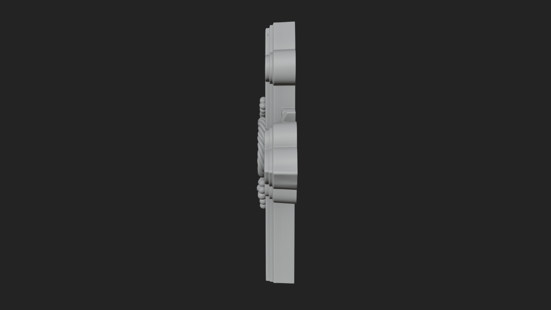 Carved Relief Wall Cross Design 171 3D Print Model 3D Model