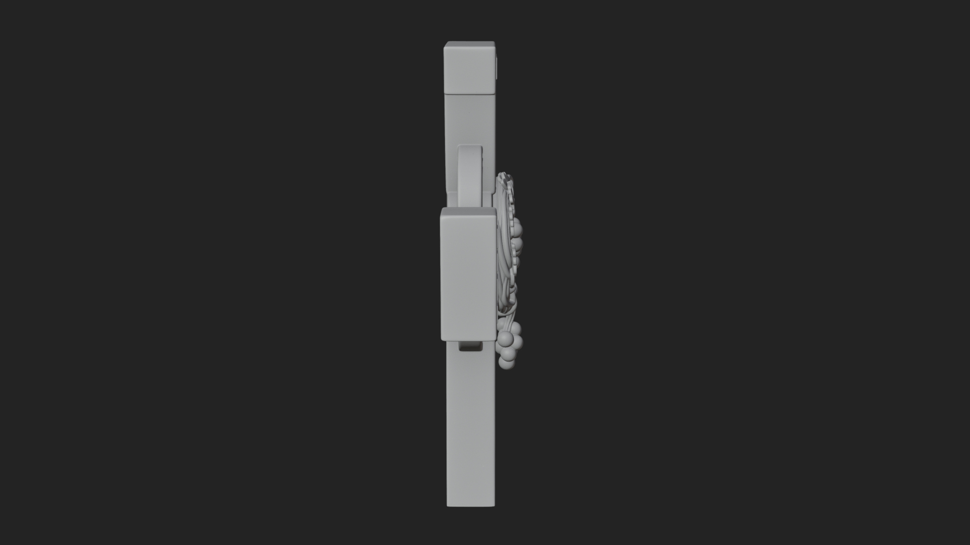Carved Relief Wall Cross Design 172 3D Print Model 3D Model