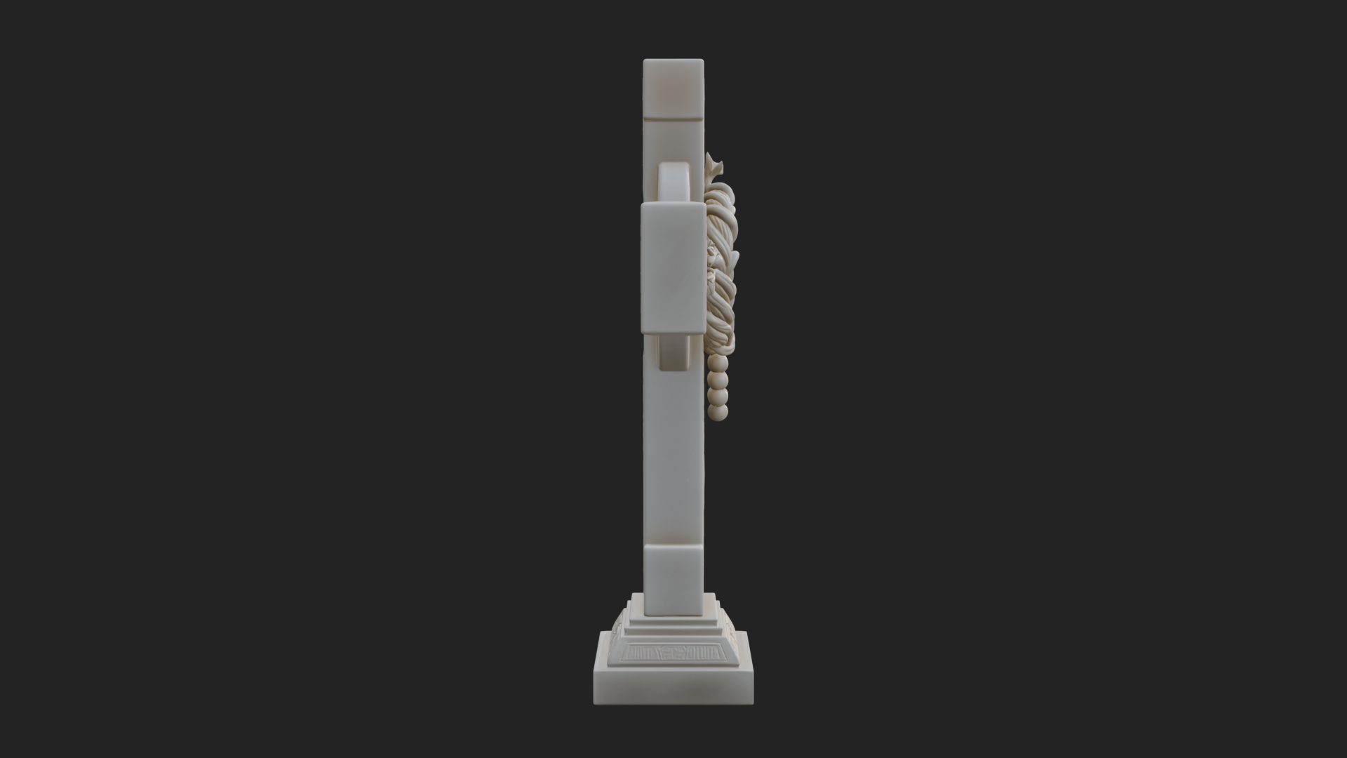 Carved Relief Wall Cross Design 174 3D Print Model 3D Model