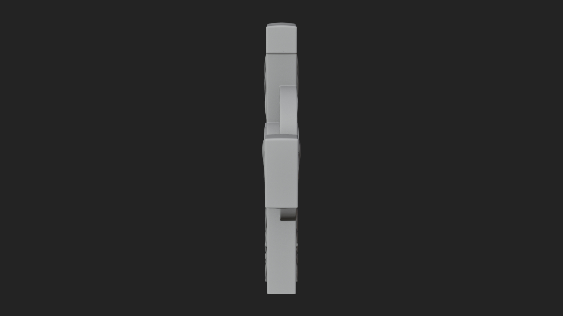 Carved Relief Wall Cross Design 175 3D Print Model 3D Model