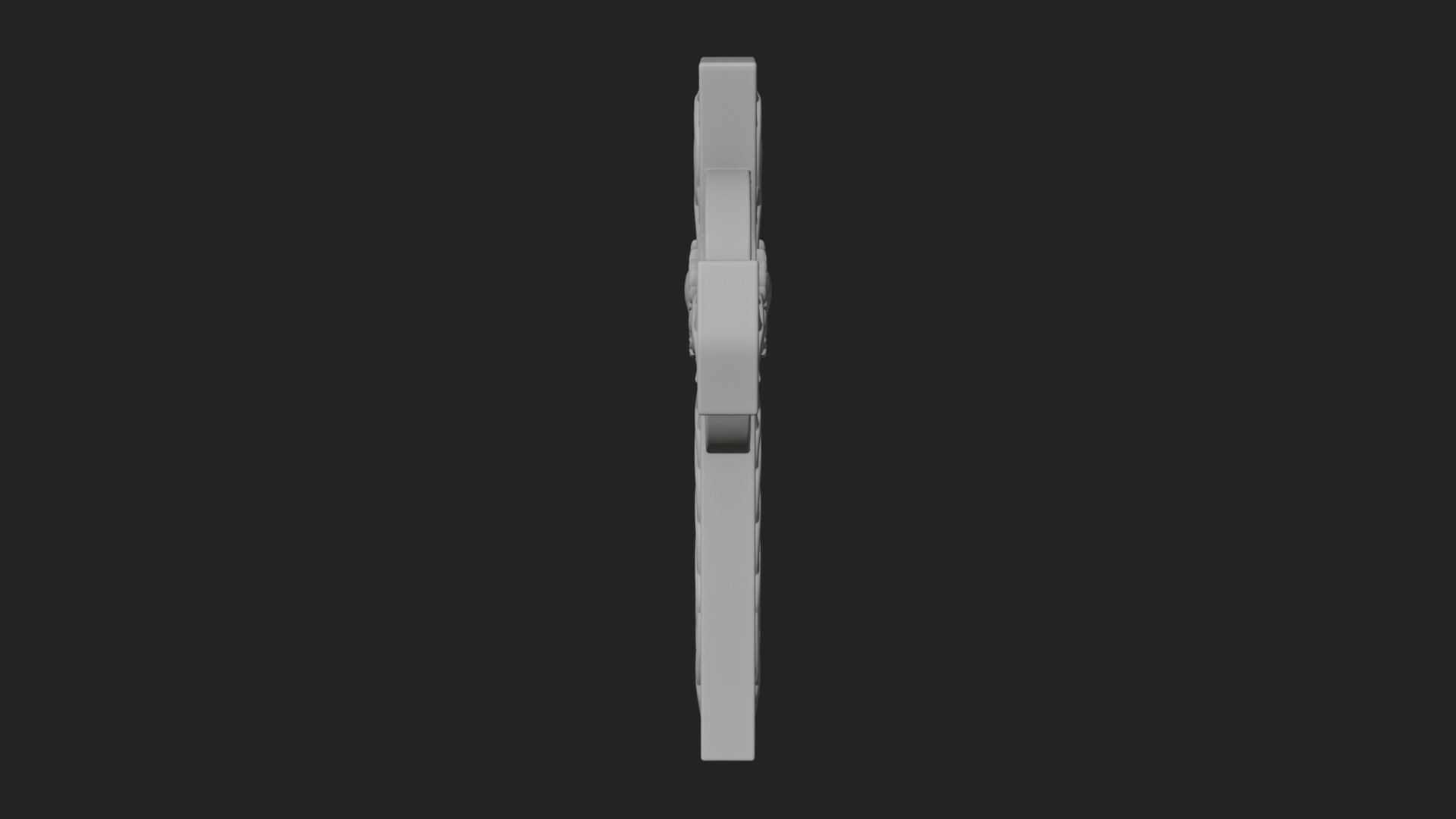 Carved Relief Wall Cross Design 177 3D Print Model 3D Model