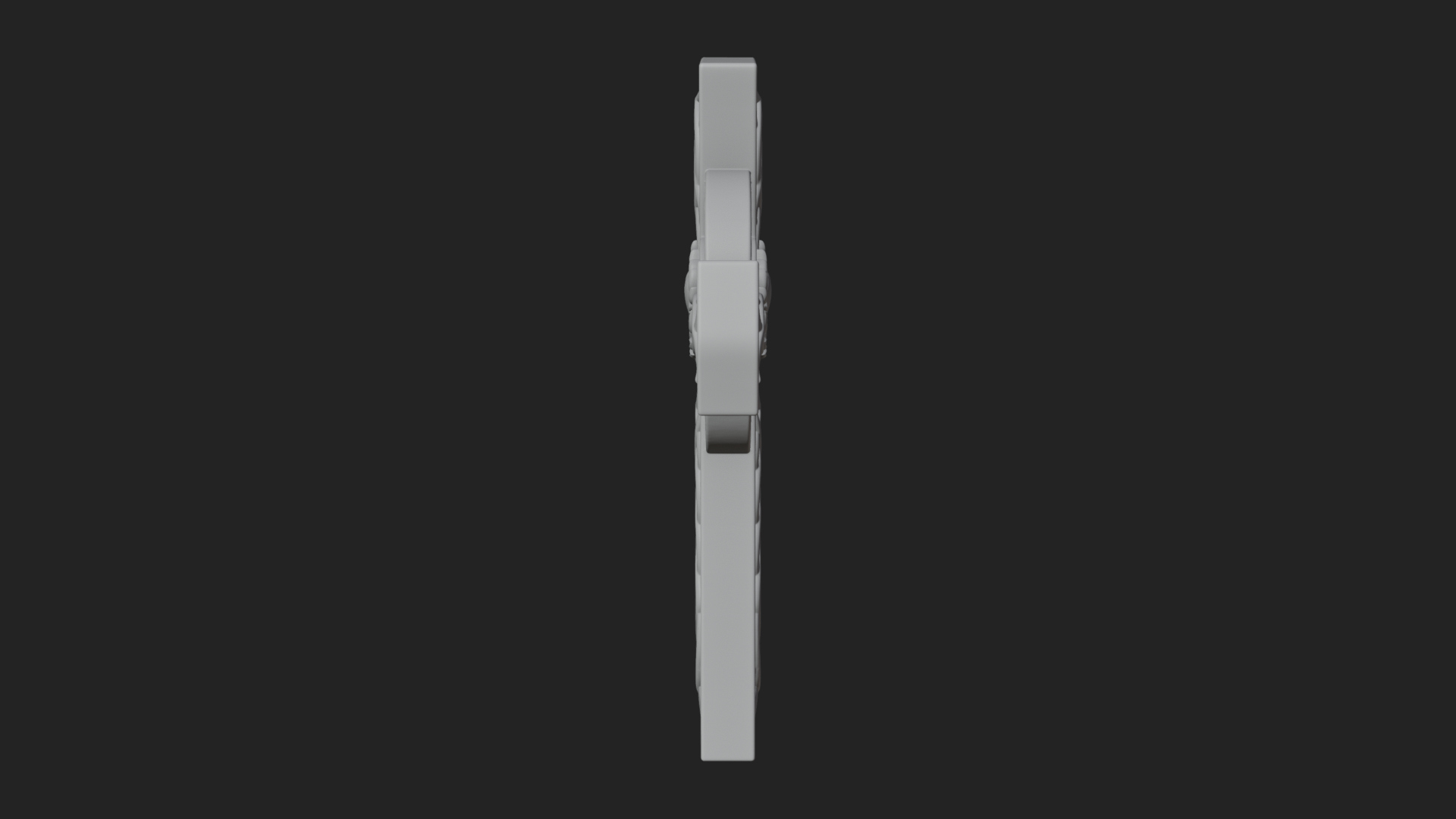 Carved Relief Wall Cross Design 177 3D Print Model 3D Model