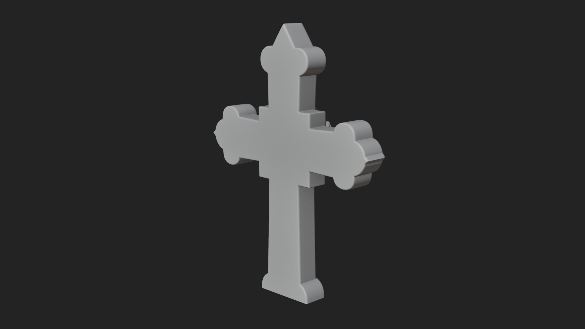Carved Relief Wall Cross Design 178 3D Print Model 3D Model