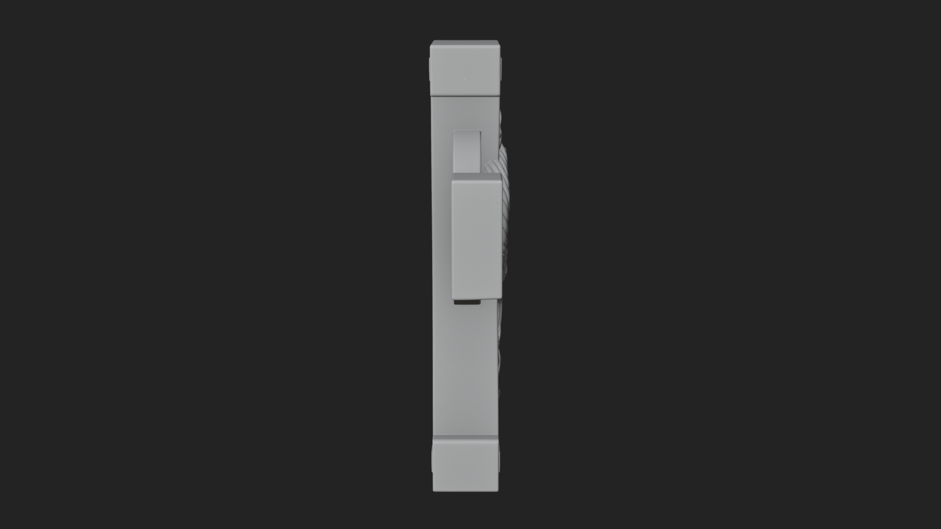Carved Relief Wall Cross Design 179 3D Print Model 3D Model