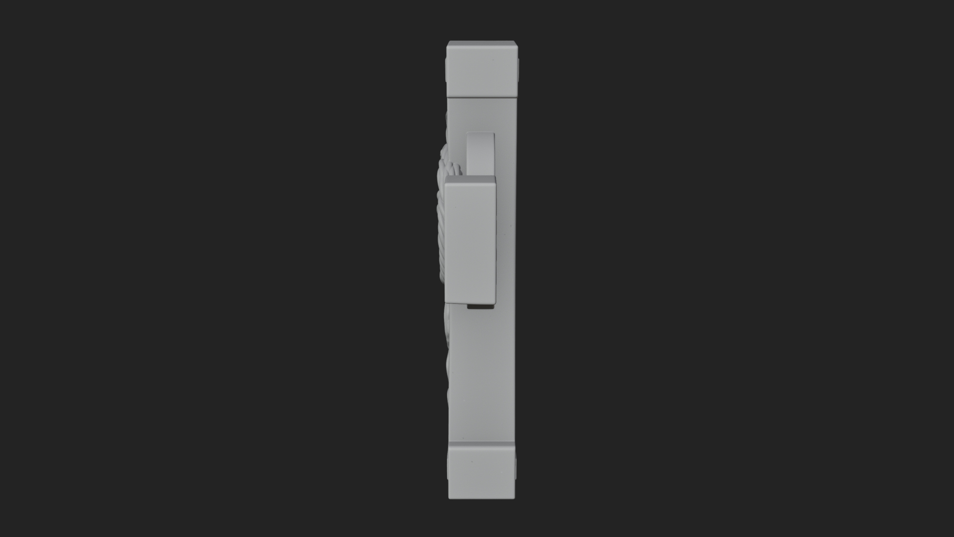 Carved Relief Wall Cross Design 179 3D Print Model 3D Model