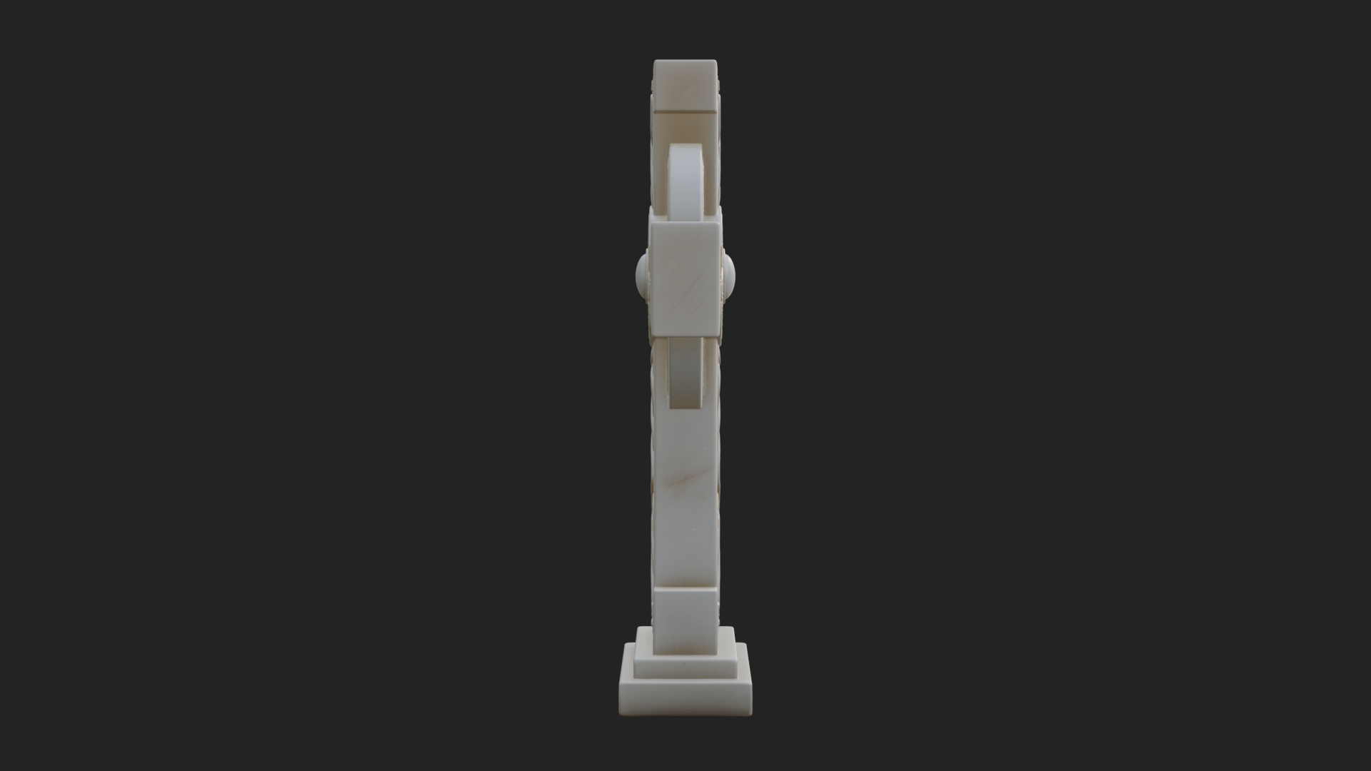 Carved Relief Wall Cross Design 180 3D Print Model 3D Model