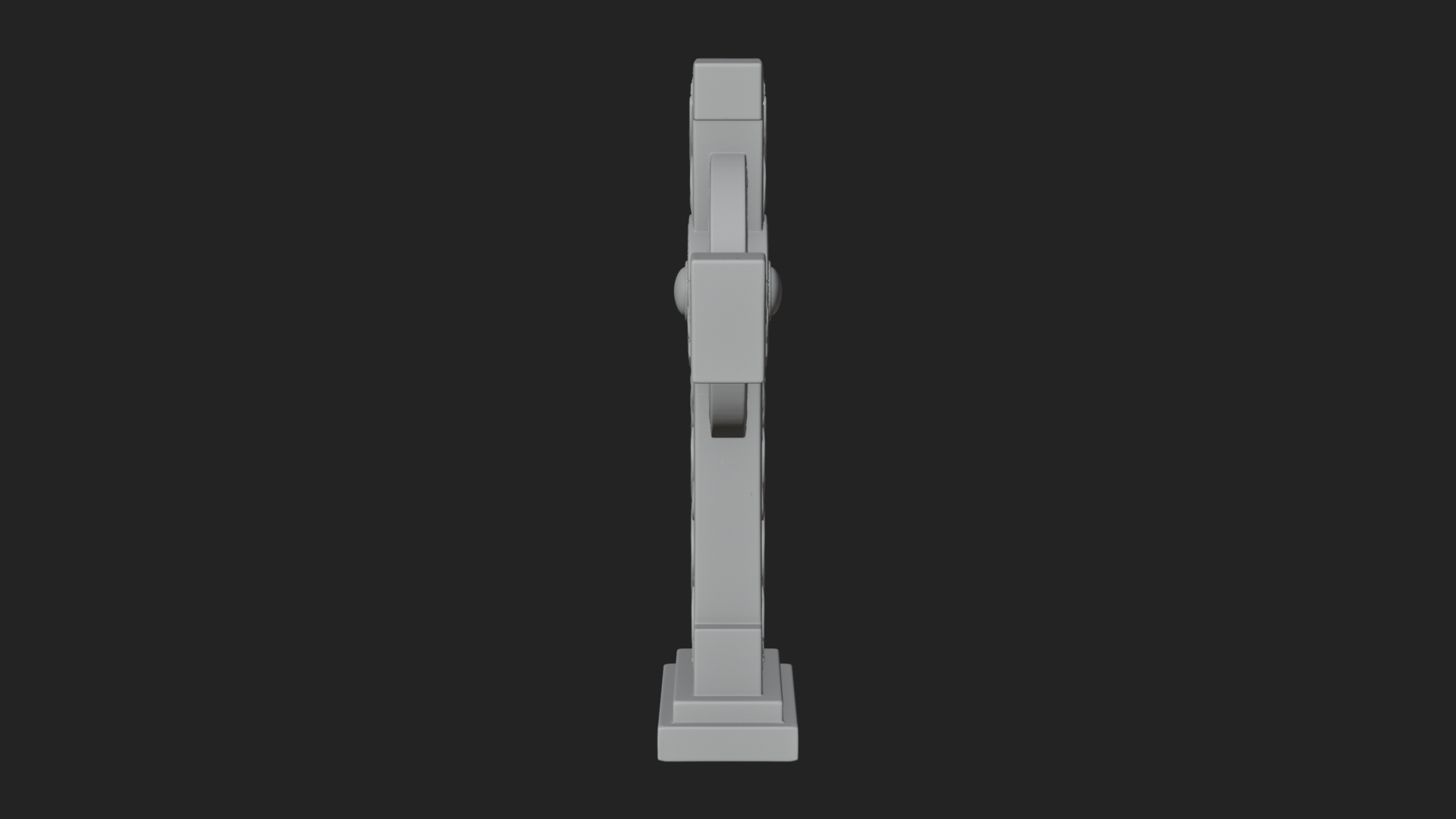 Carved Relief Wall Cross Design 180 3D Print Model 3D Model