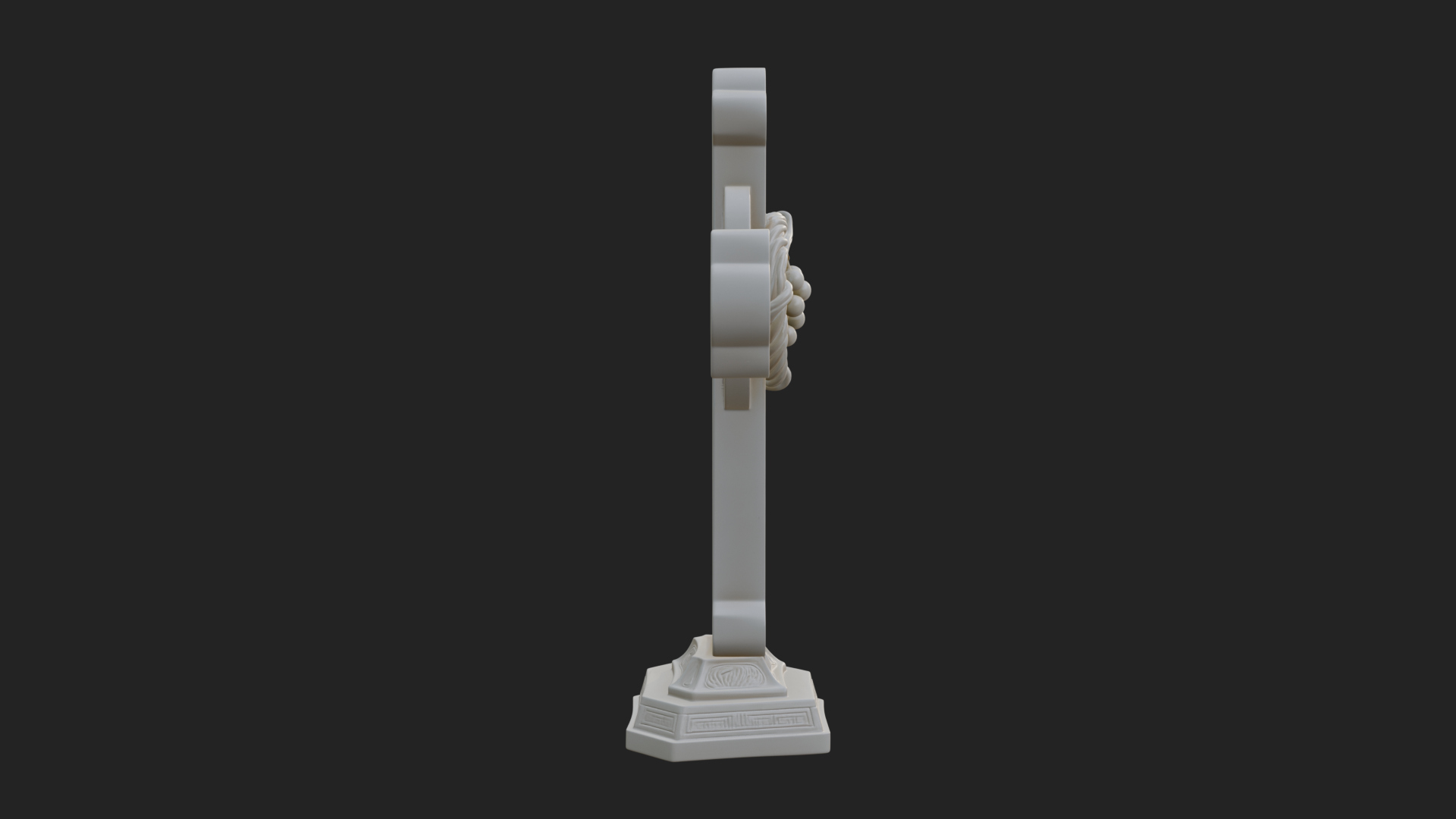 Carved Relief Wall Cross Design 182 3D Print Model 3D Model