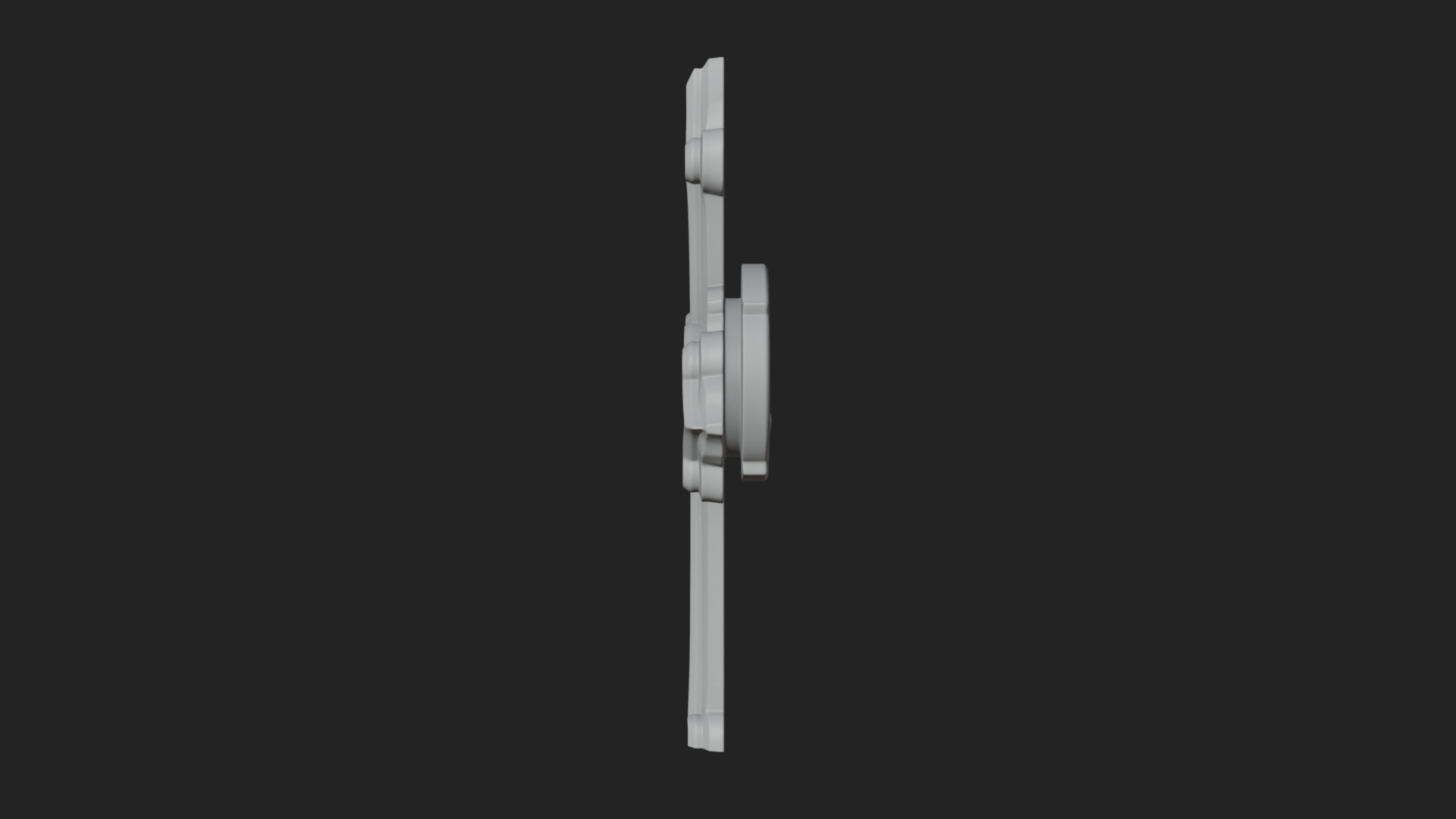 Carved Relief Wall Cross Design 183 3D Print Model 3D Model