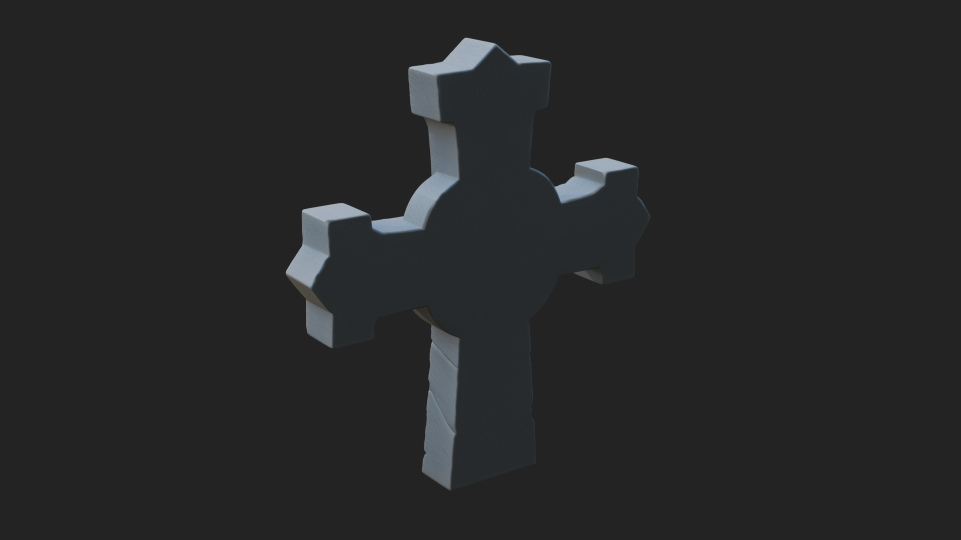 Carved Relief Wall Cross Design 184 3D Print Model 3D Model