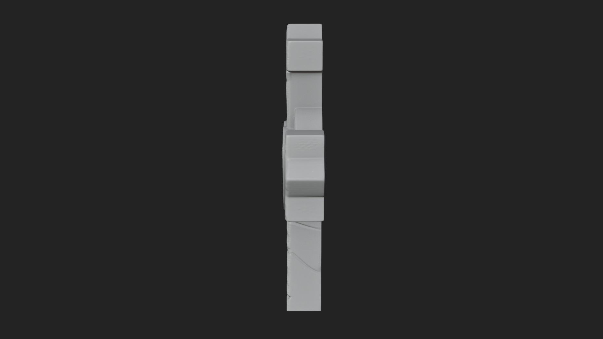 Carved Relief Wall Cross Design 184 3D Print Model 3D Model