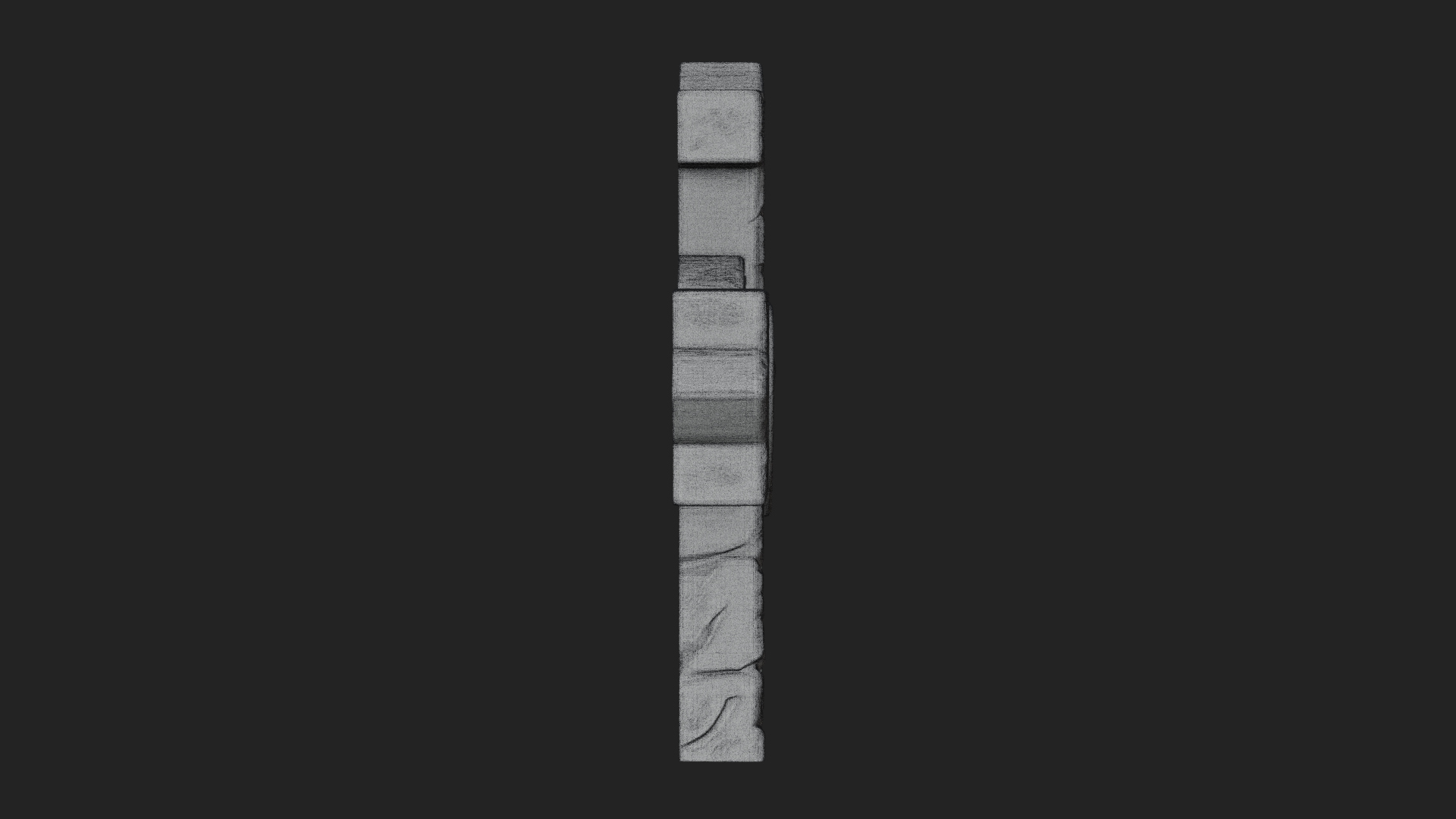 Carved Relief Wall Cross Design 184 3D Print Model 3D Model