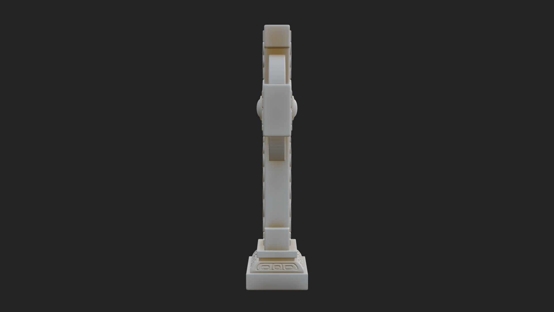 Carved Relief Wall Cross Design 185 3D Print Model 3D Model