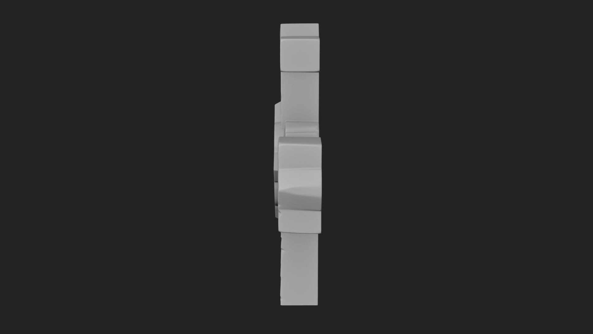 Carved Relief Wall Cross Design 187 3D Print Model 3D Model
