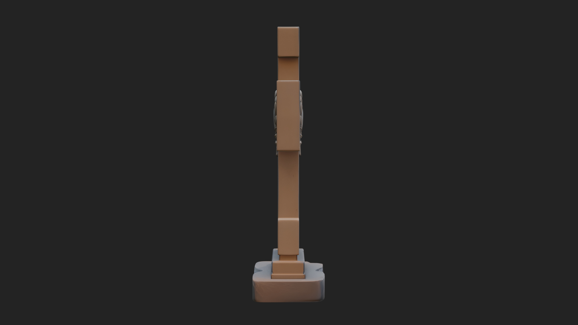Carved Relief Wall Cross Design 188 3D Print Model 3D Model