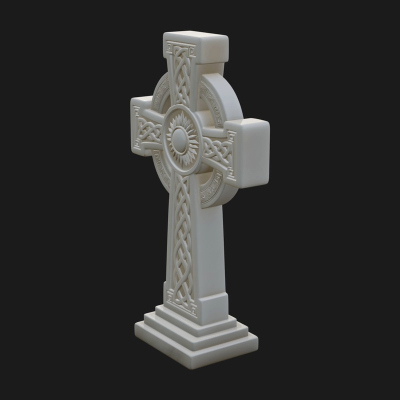 Carved Relief Wall Cross Design 189 3D Print Model