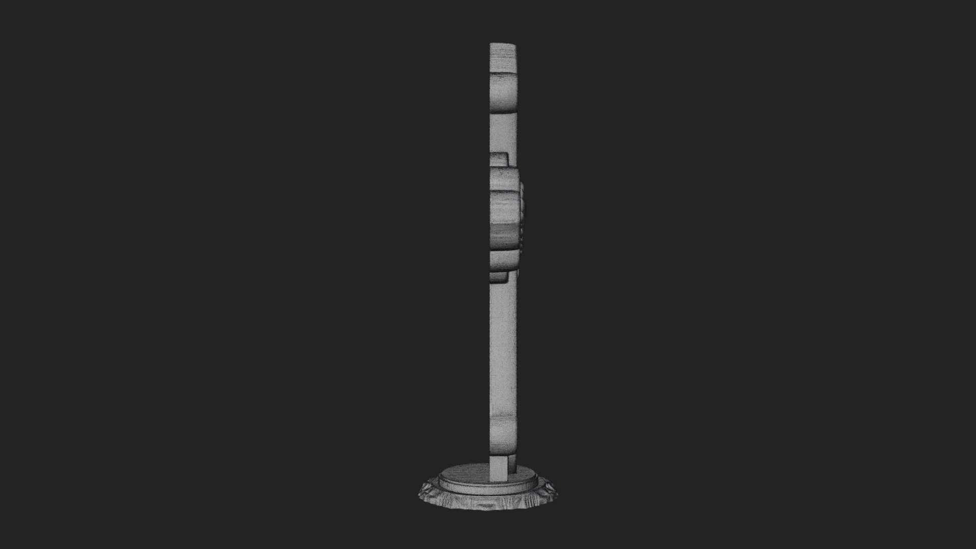 Carved Relief Wall Cross Design 190 3D Print Model 3D Model