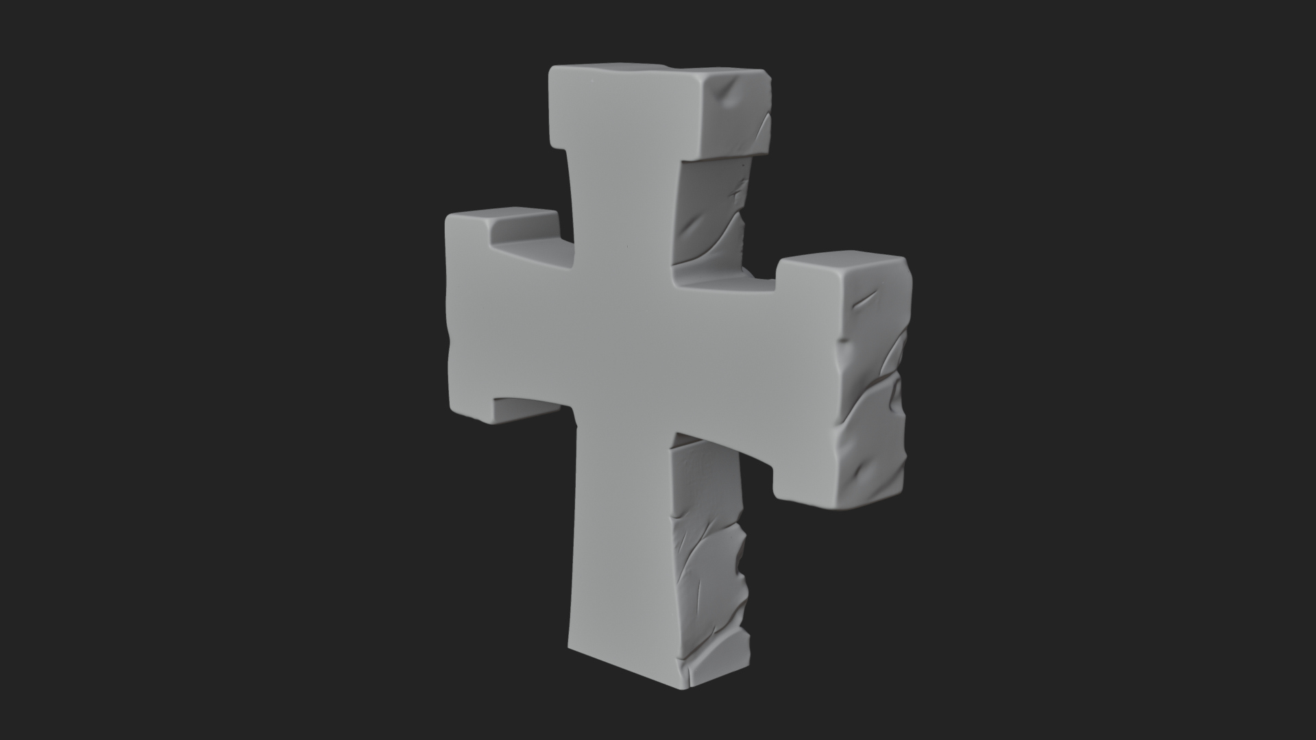 Carved Relief Wall Cross Design 193 3D Print Model 3D Model