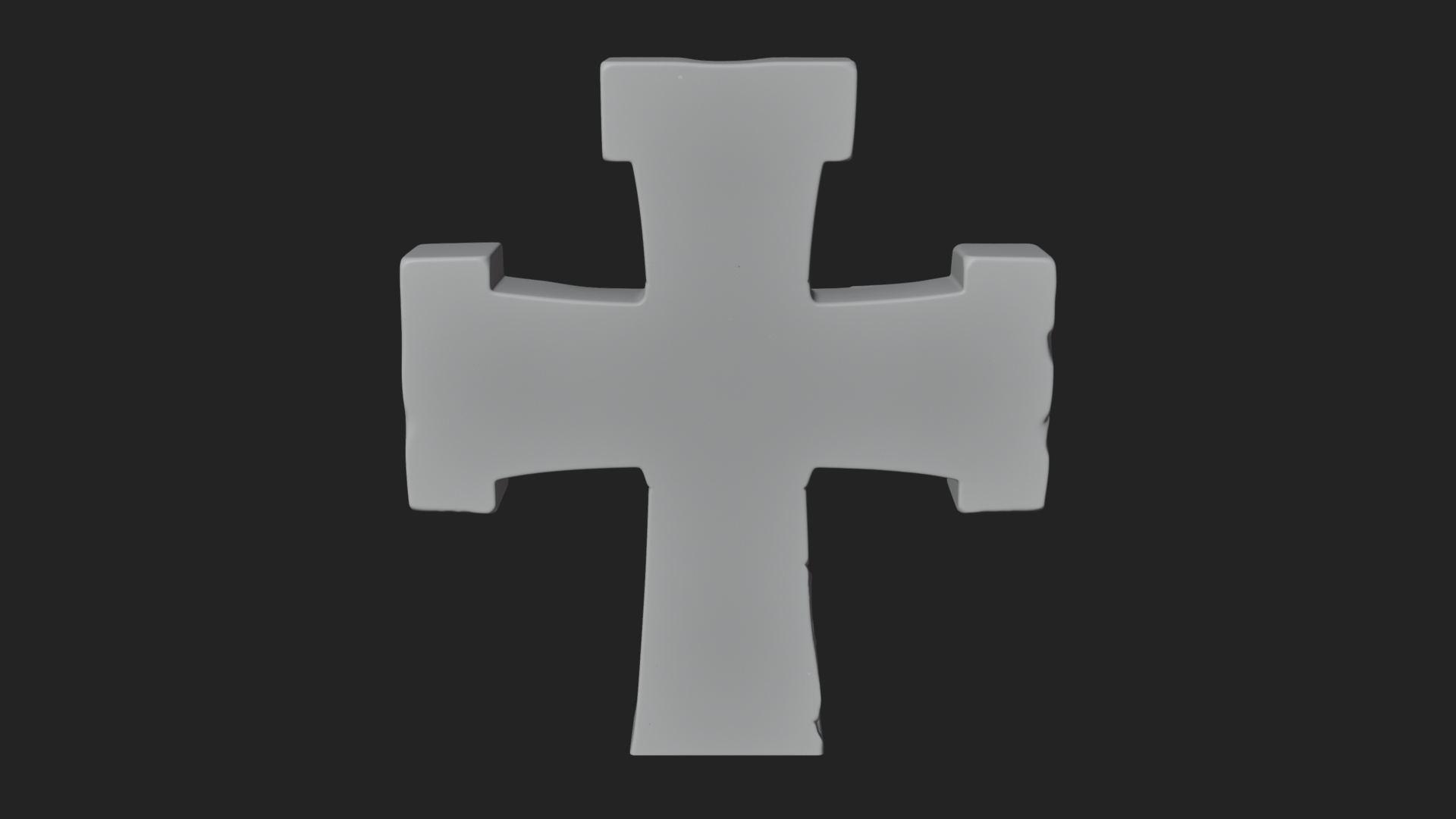 Carved Relief Wall Cross Design 193 3D Print Model 3D Model