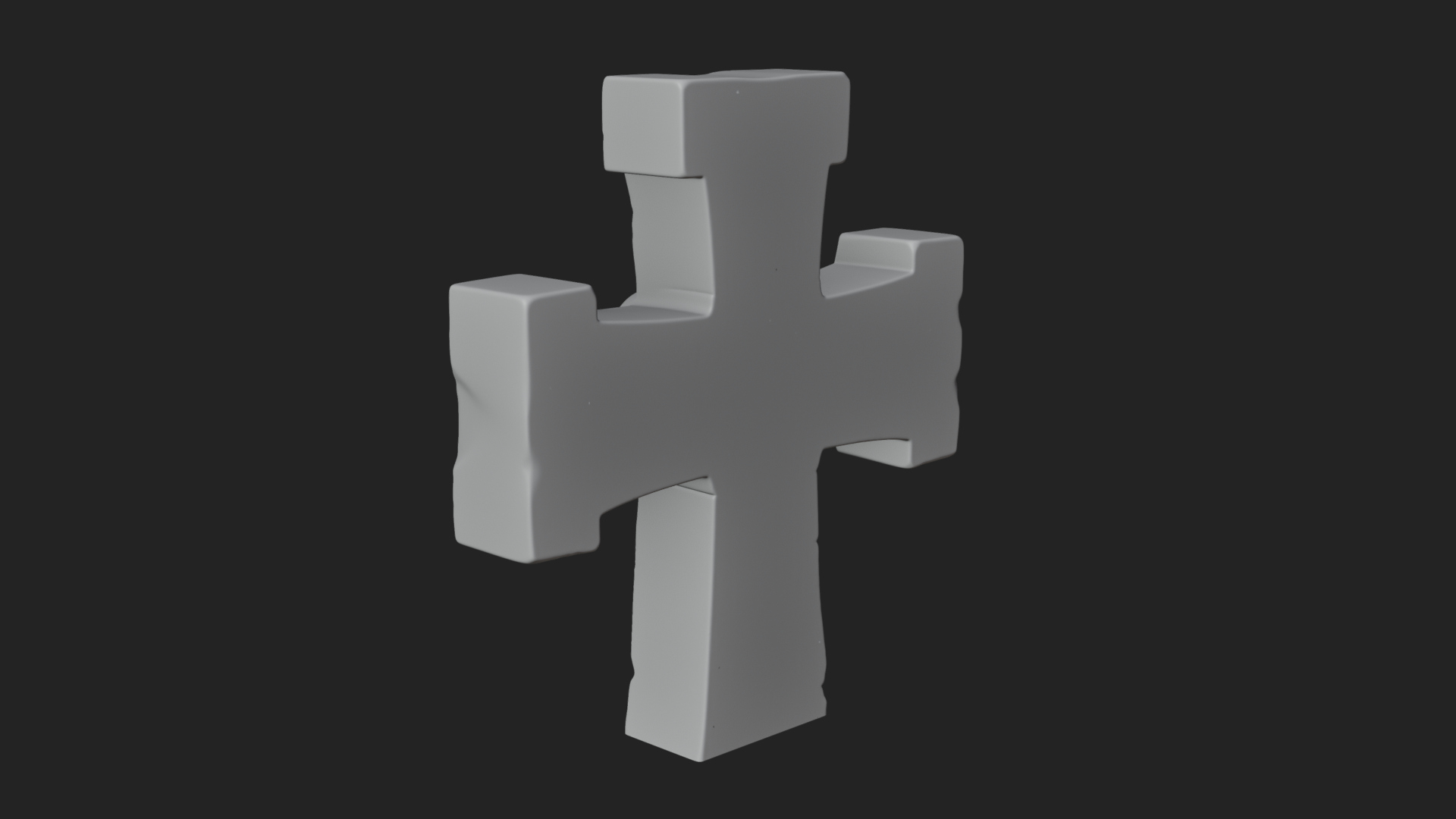 Carved Relief Wall Cross Design 193 3D Print Model 3D Model