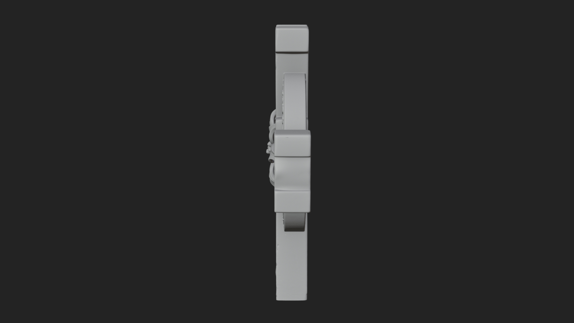 Carved Relief Wall Cross Design 195 3D Print Model 3D Model