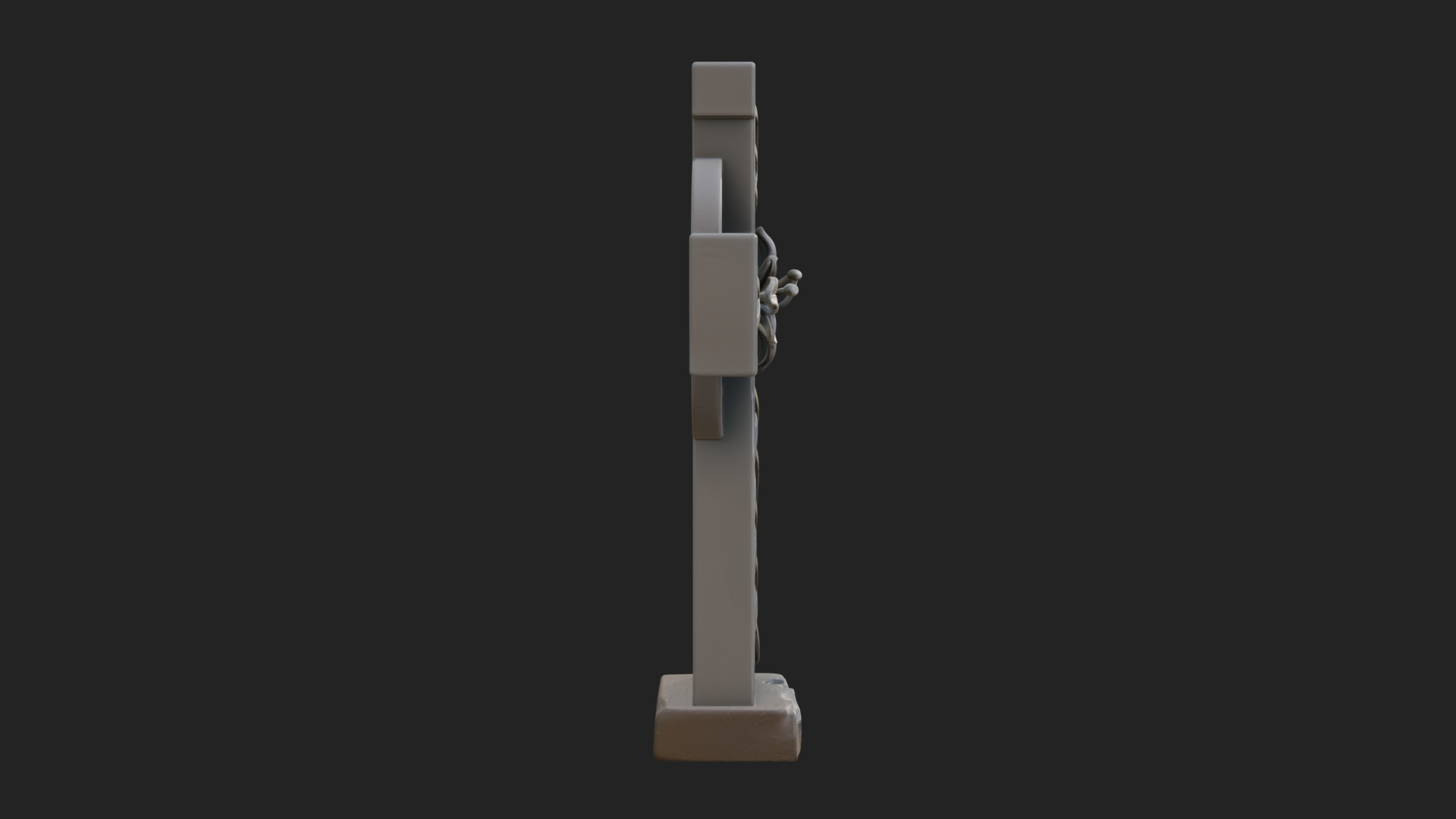Carved Relief Wall Cross Design 197 3D Print Model 3D Model