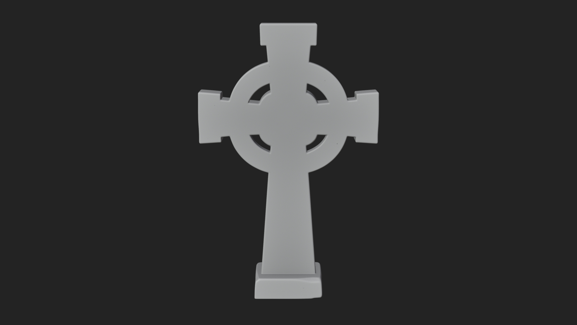 Carved Relief Wall Cross Design 197 3D Print Model 3D Model