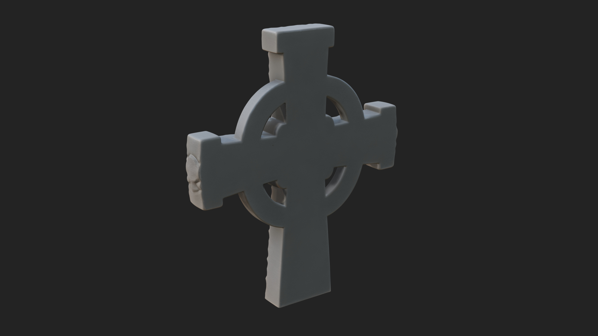 Carved Relief Wall Cross Design 200 3D Print Model 3D Model