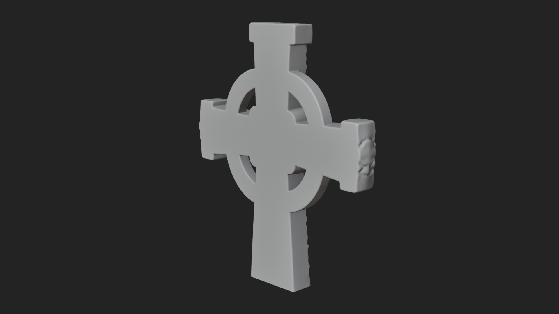 Carved Relief Wall Cross Design 200 3D Print Model 3D Model