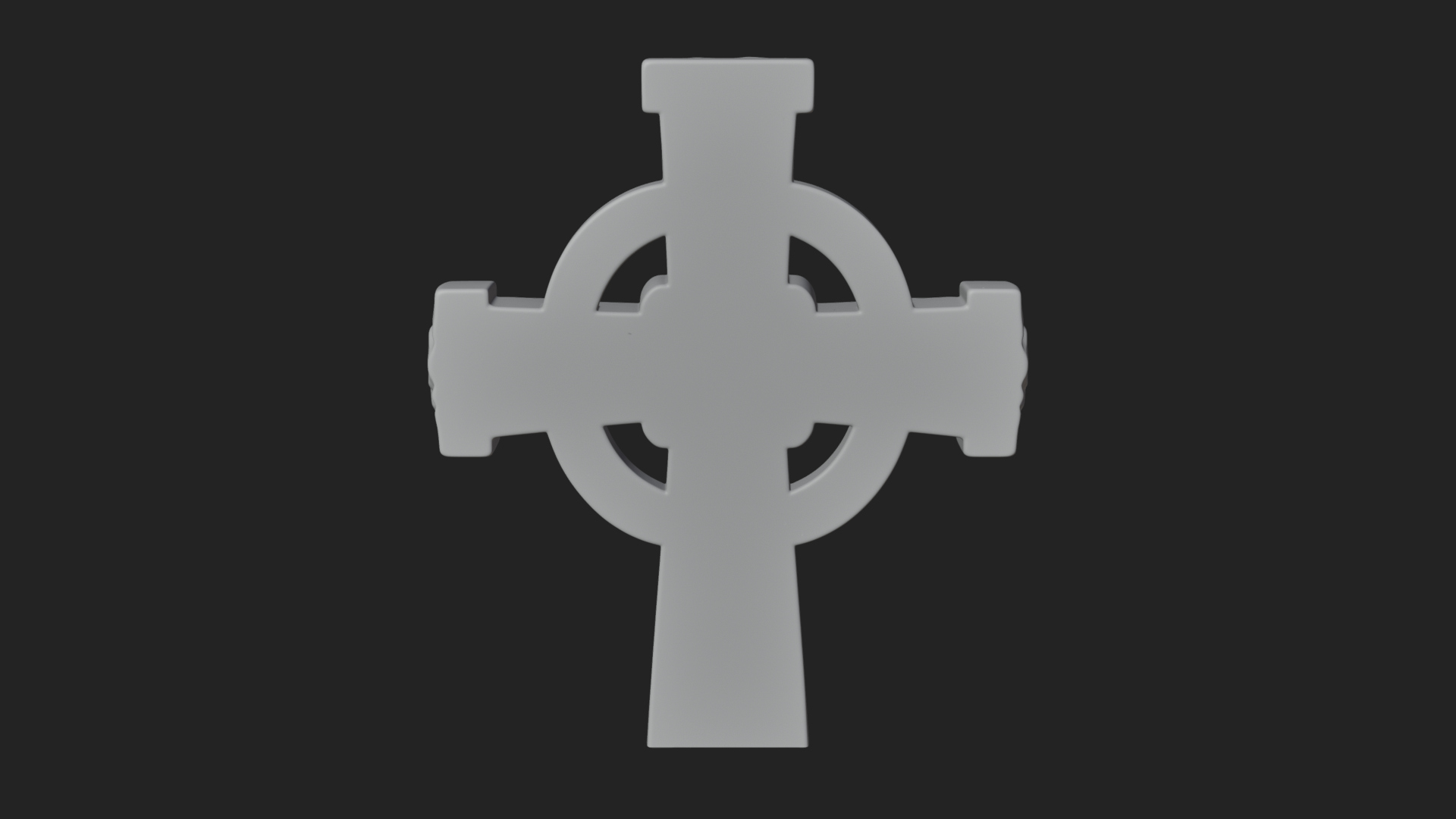 Carved Relief Wall Cross Design 200 3D Print Model 3D Model