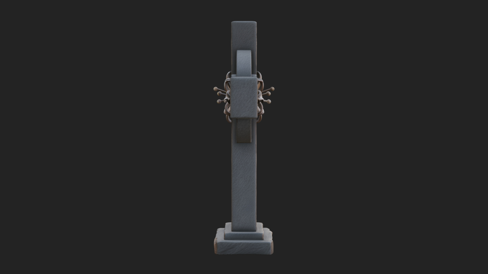 Carved Relief Wall Cross Design 203 3D Print Model 3D Model