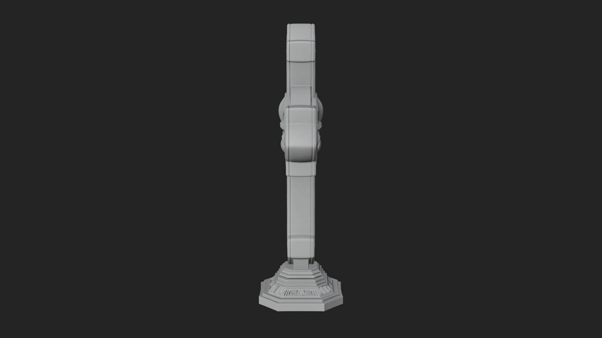 Carved Relief Wall Cross Design 205 3D Print Model 3D Model