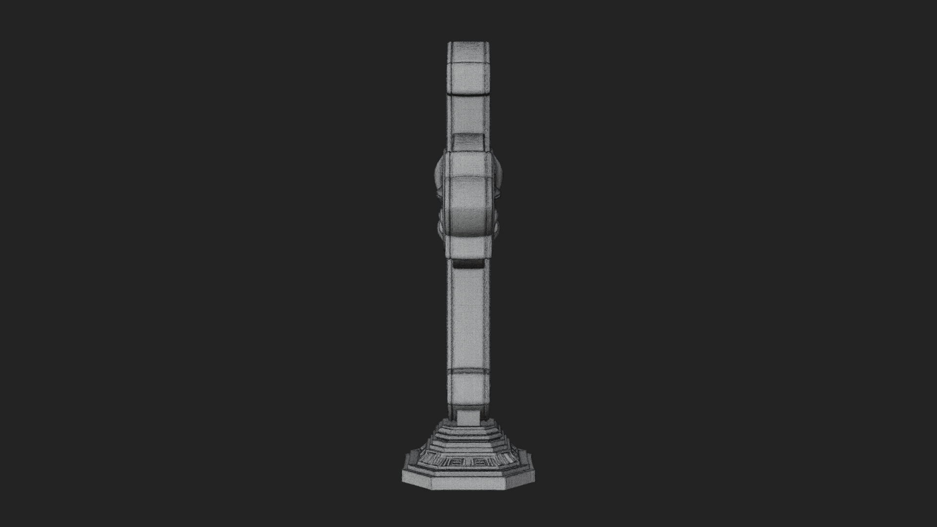 Carved Relief Wall Cross Design 205 3D Print Model 3D Model